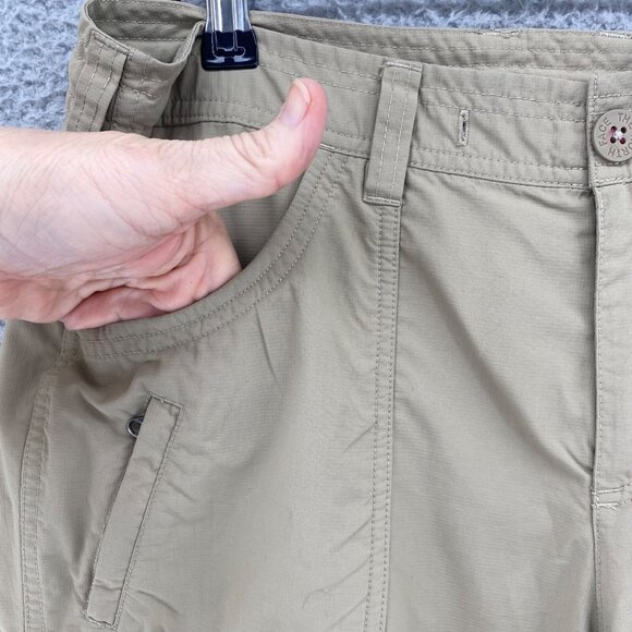 The North Face Pants Womens 10 Horizon II Khaki Convertible Utility Outdoor UPF* - Picture 9 of 16